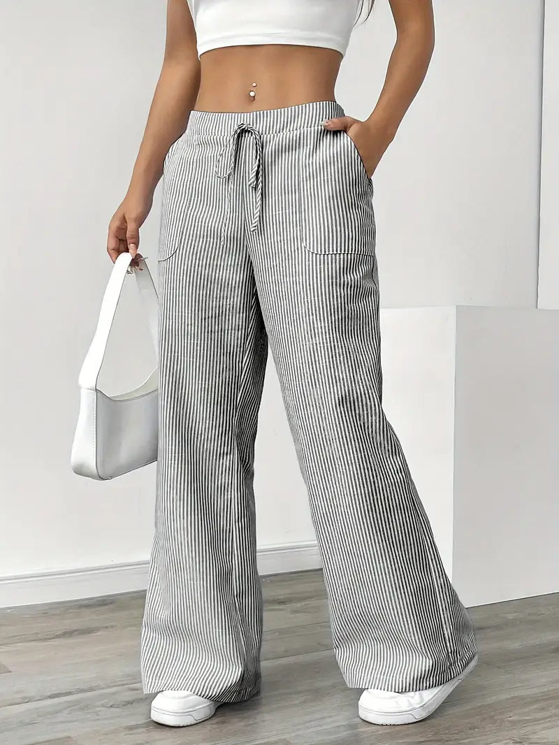 Alina | Pantaloni Casual Eleganți cu Șnur