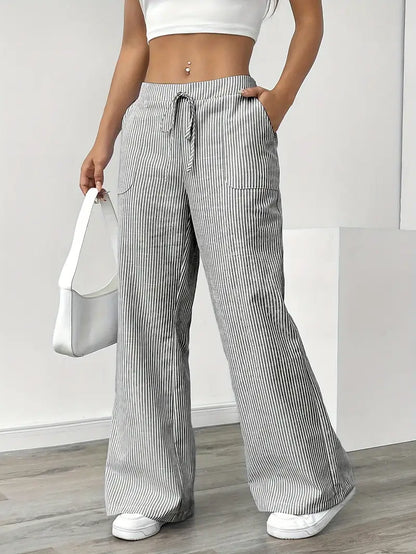 Alina | Pantaloni Casual Eleganți cu Șnur