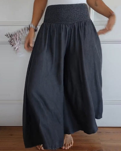 EMILIA – PANTALONI LARGI CONFORTABILI
