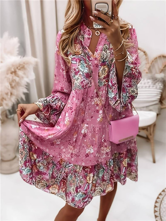 Danika | Rochie Boho Imprimată