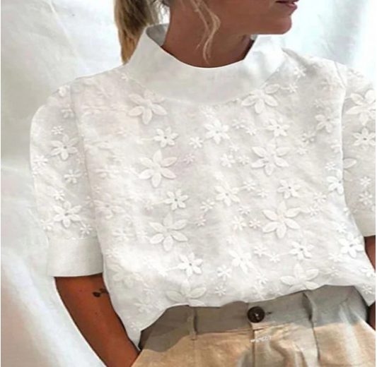 Irina – Top delicat și elegant din dantelă florală