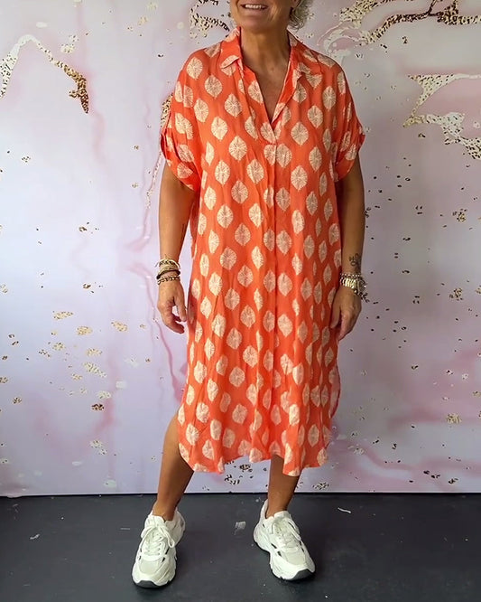 Paisley – Rochie Elegantă cu Decolteu în V