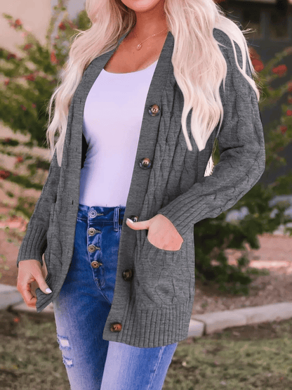 MARZENA | Cardigan confortabil cu tricot