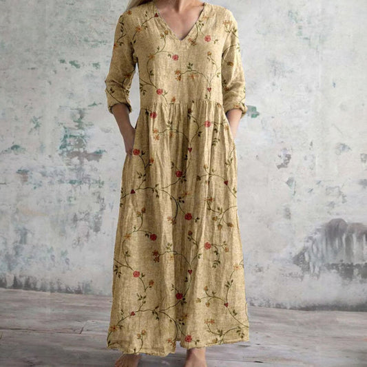 Ella – Rochie Florală Elegantă din Calitate Premium