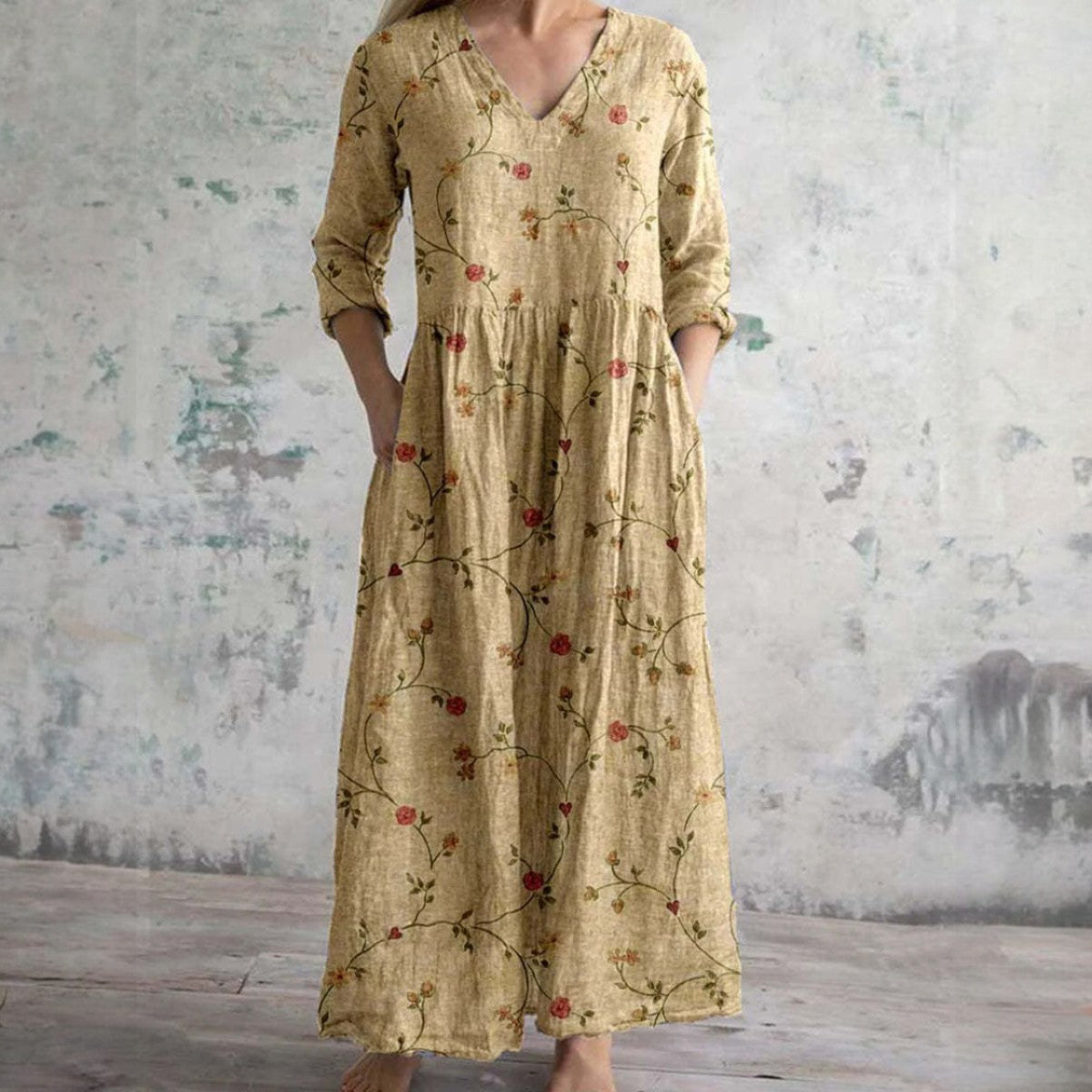 Ella – Rochie Florală Elegantă din Calitate Premium