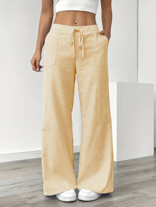 Alina | Pantaloni Casual Eleganți cu Șnur