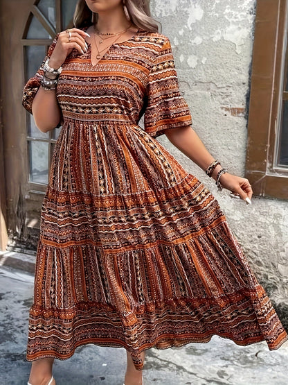 Marina - Rochie Etno Fluidă