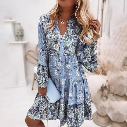 Danika | Rochie Boho Imprimată