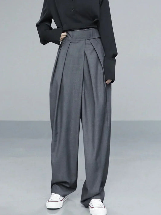 Pantaloni Largi cu Velcro