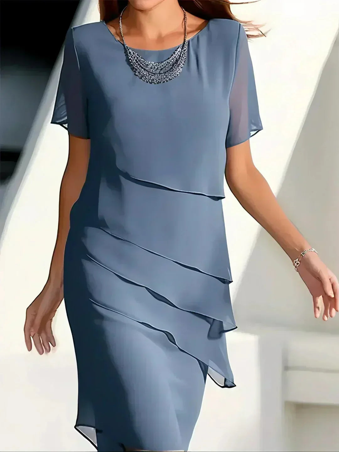 Brielle | Rochie Midi Ușoară și Elegantă pentru Primăvară