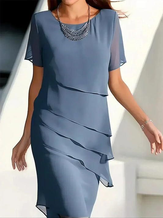 Brielle | Rochie Midi Ușoară și Elegantă pentru Primăvară