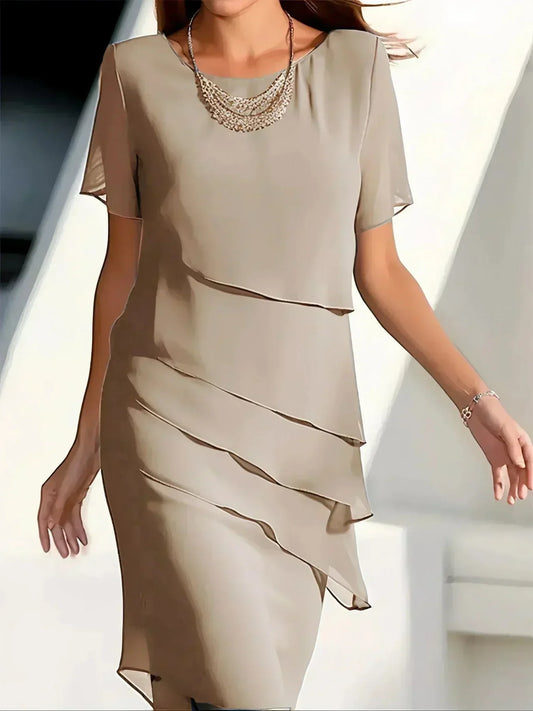 Brielle | Rochie Midi Ușoară și Elegantă pentru Primăvară