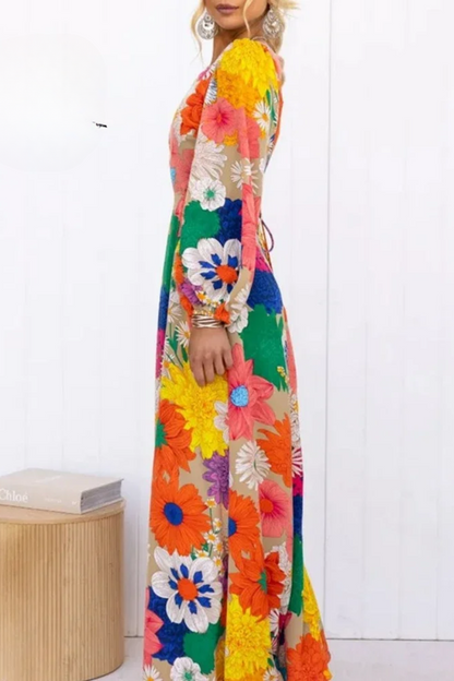 DAISY – ROCHIE MAXI CU FLOARE ÎN SOARE