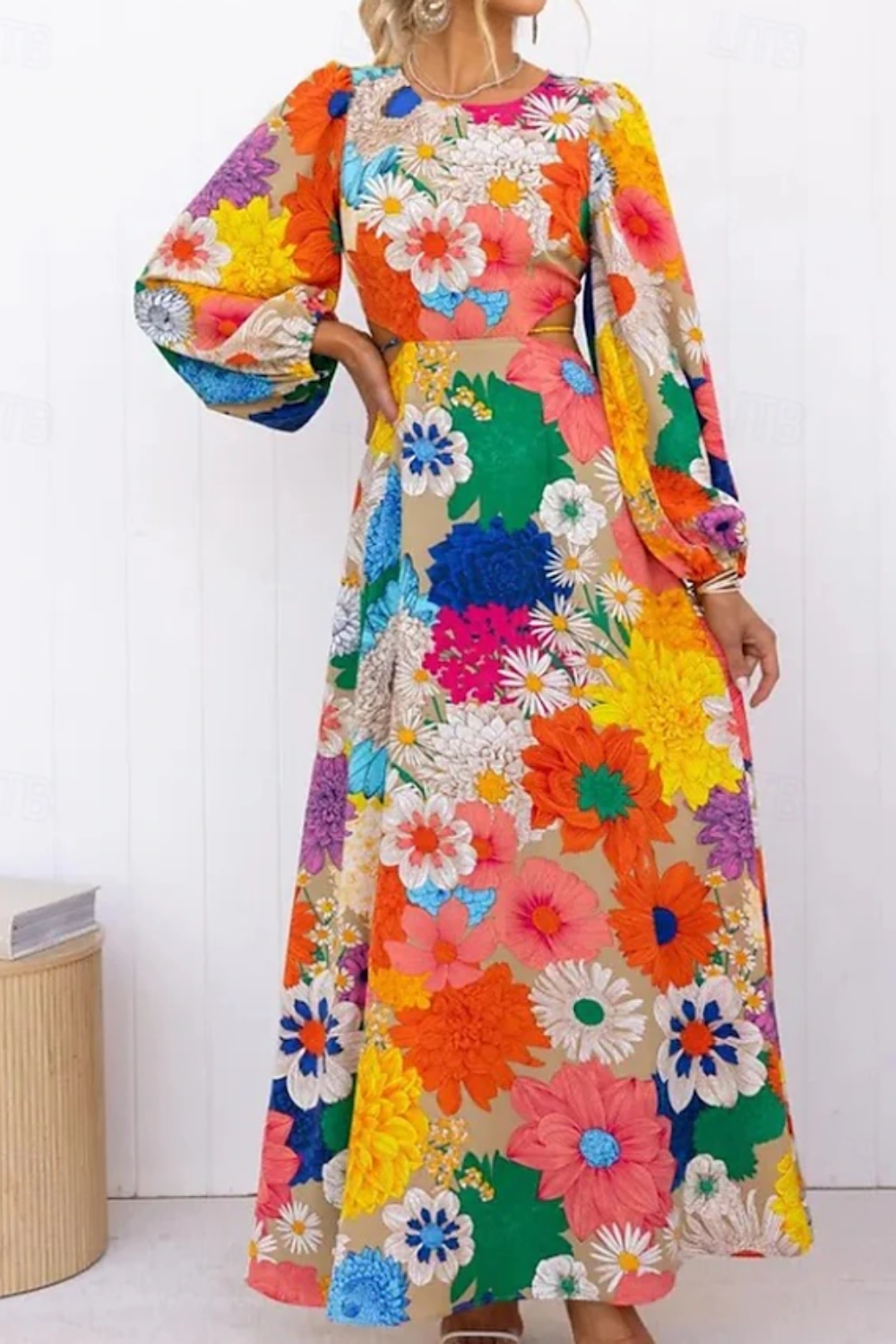 DAISY – ROCHIE MAXI CU FLOARE ÎN SOARE