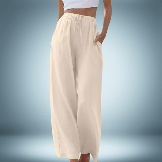 Liam | Pantaloni de Vară cu Picior Larg
