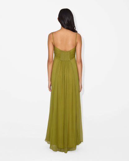 KORA – ROCHIE MAXI OLIVIE RĂSFRÂNTĂ DE SOARE