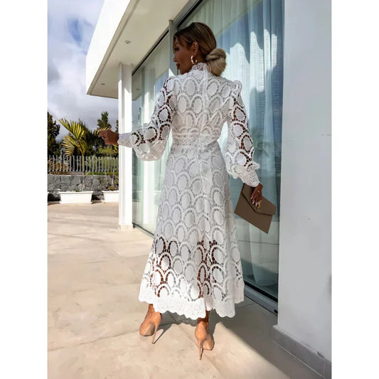 ROSHEL - ROCHIE ELEGANTĂ DIN DANTELĂ