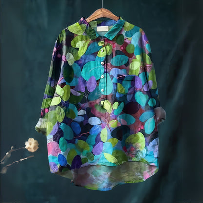 Fiona | Bluză cu Print Floral Romantic