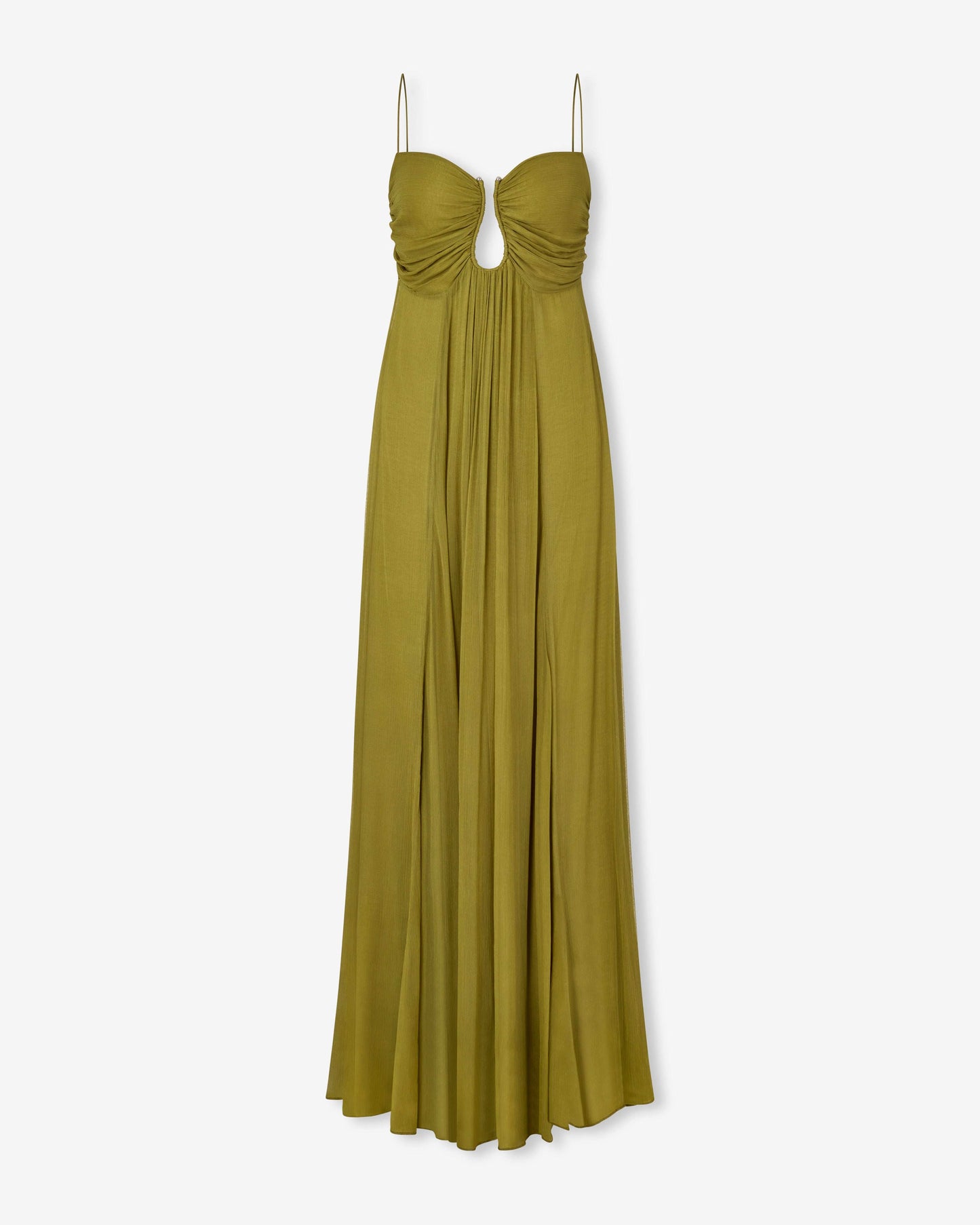 KORA – ROCHIE MAXI OLIVIE RĂSFRÂNTĂ DE SOARE
