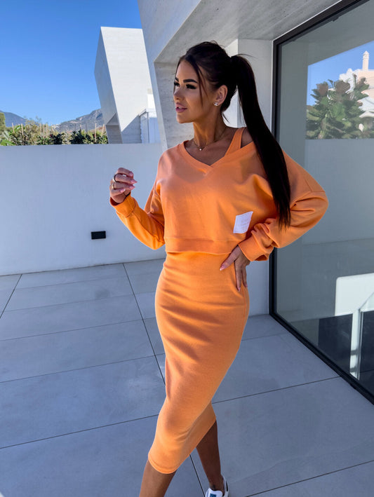Willow – Set de Hanorac Casual și Rochie