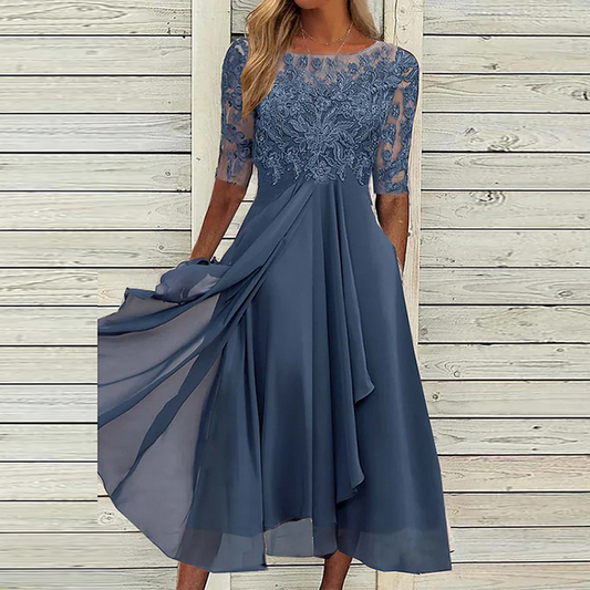EVELYN – ROCHIE DE Seară din Dantelă cu Eleganță Grațioasă