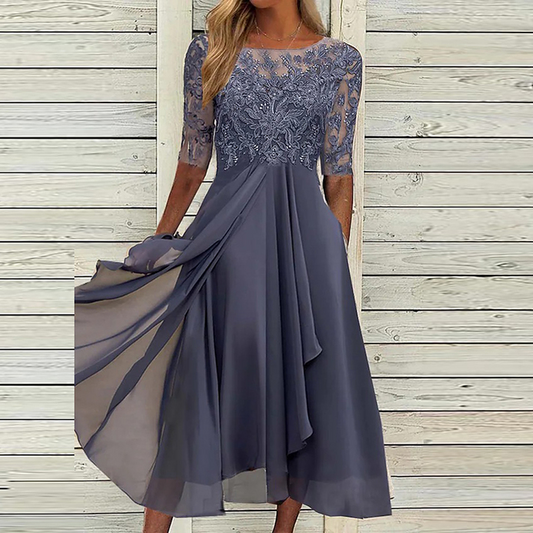 EVELYN – ROCHIE DE Seară din Dantelă cu Eleganță Grațioasă