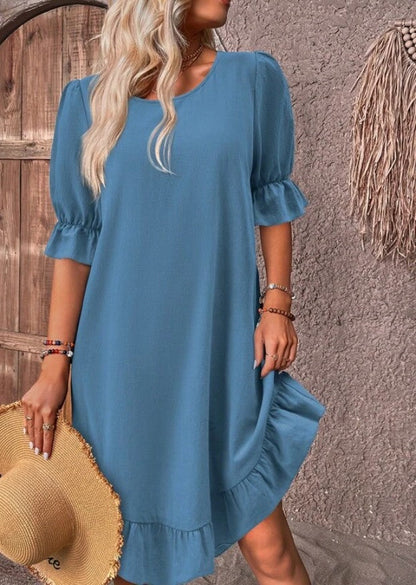 AMIRA – ROCHIE MIDI CU MÂNECI ÎNTRE MEDII ÎN STIL RETRO