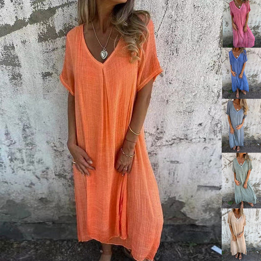 LILIA – ROCHIE MAXI CASUAL & ELEGANTĂ DE PRIMĂVARĂ