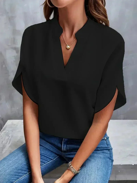 Rosa™ - Top Elegant cu Decolteu în V
