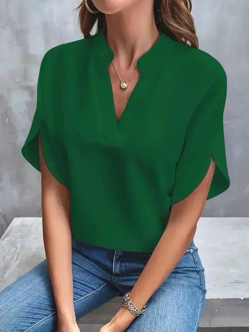 Rosa™ - Top Elegant cu Decolteu în V