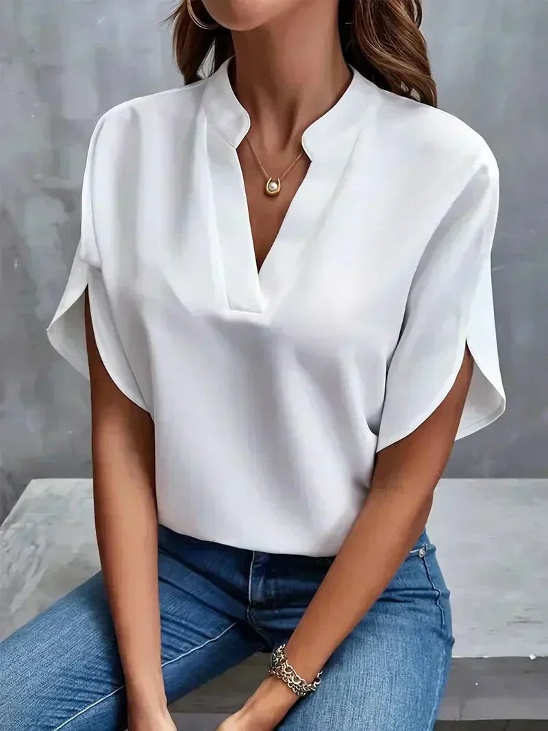 Rosa™ - Top Elegant cu Decolteu în V