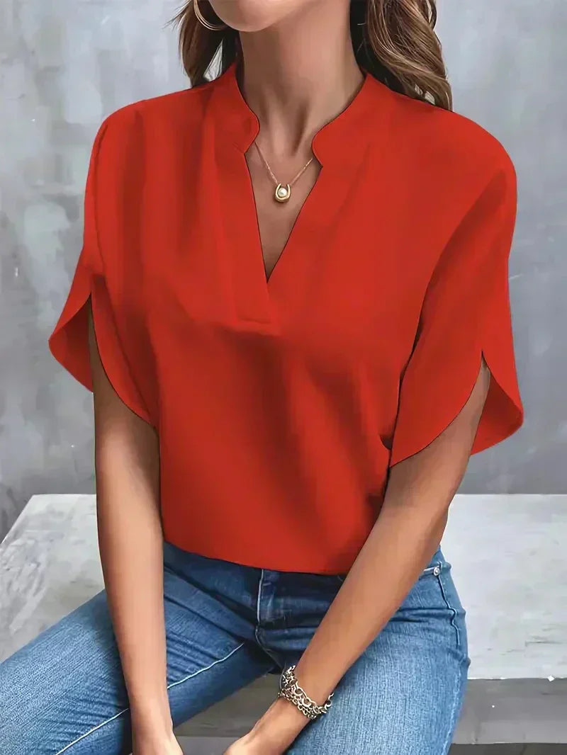 Rosa™ - Top Elegant cu Decolteu în V