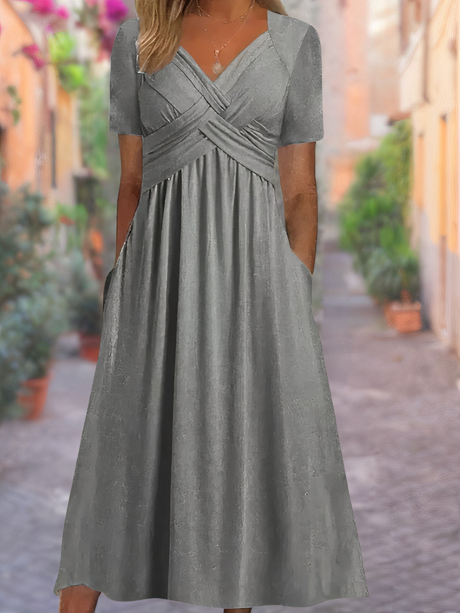 Aria™ - Rochie V-Neck Confortabilă