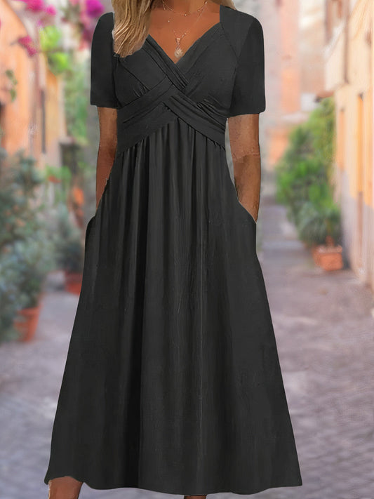 Aria™ - Rochie V-Neck Confortabilă