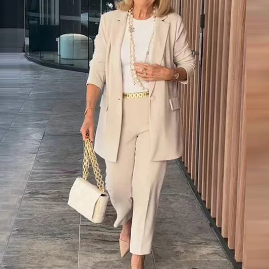 HARLOW – SET COSTUM TAILORAT PRIMĂVARĂ VARĂ
