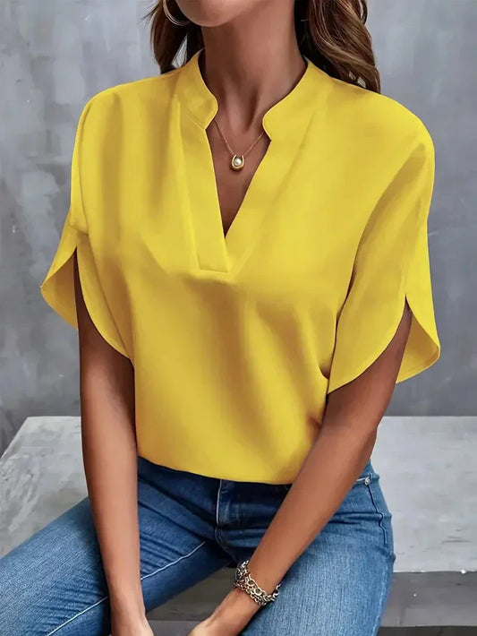 Rosa™ - Top Elegant cu Decolteu în V