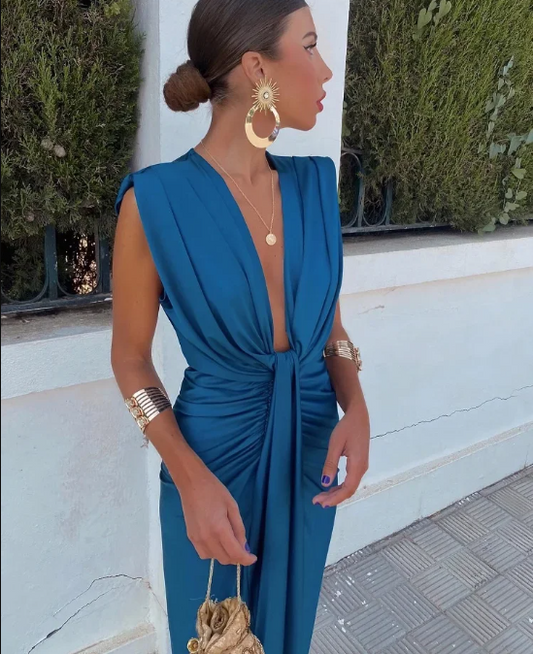INDIE – ROCHIE ELEGANTĂ PLISATĂ