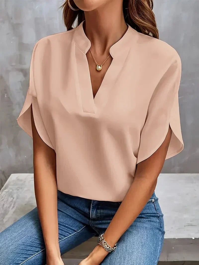 Rosa™ - Top Elegant cu Decolteu în V