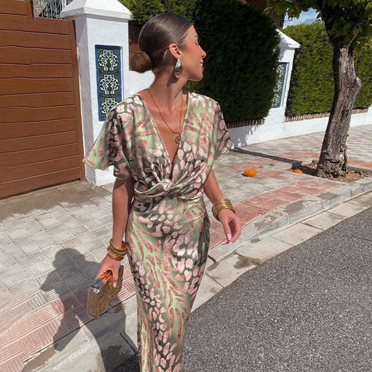 Lila | Rochie de Mătase Sofisticată