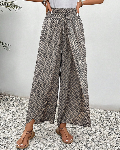 Jessica | Pantaloni Relaxați cu Picior Larg