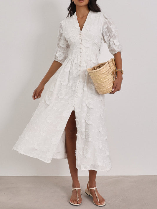 Beatriz - Rochie de vară brodată