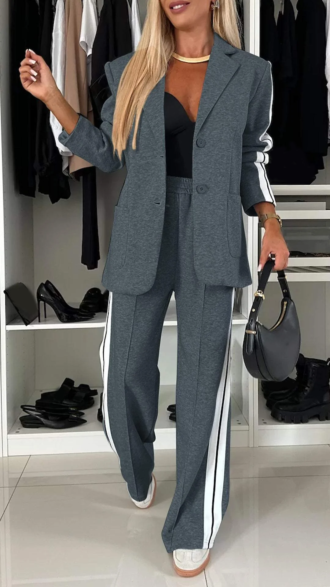 BRIELLE – COMPLET SPORT LUXE BLAZER ȘI JOGGER