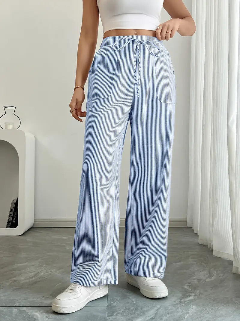 Alina | Pantaloni Casual Eleganți cu Șnur