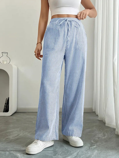 Alina | Pantaloni Casual Eleganți cu Șnur