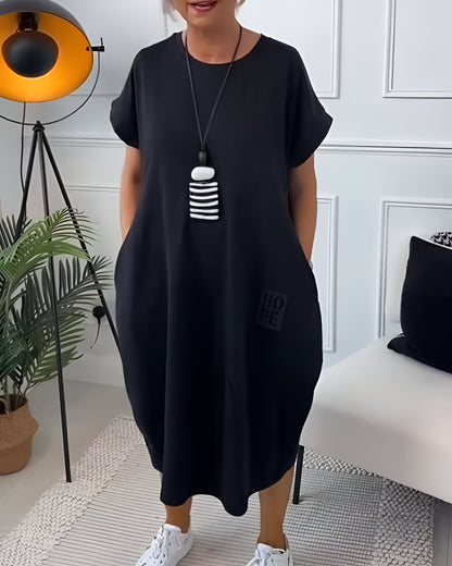 Bessie – Rochie Midi Confortabilă