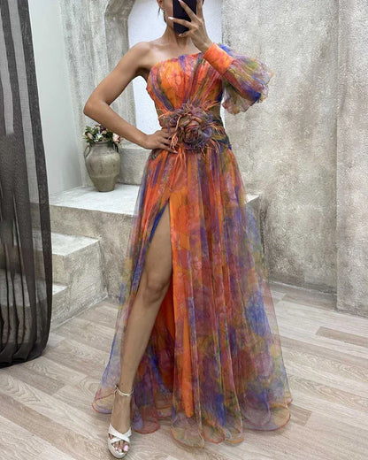 Wrenna | Rochie Elegantă cu Fendă