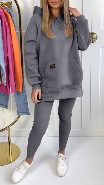 Nerina | Set Hanorac Casual și Leggings
