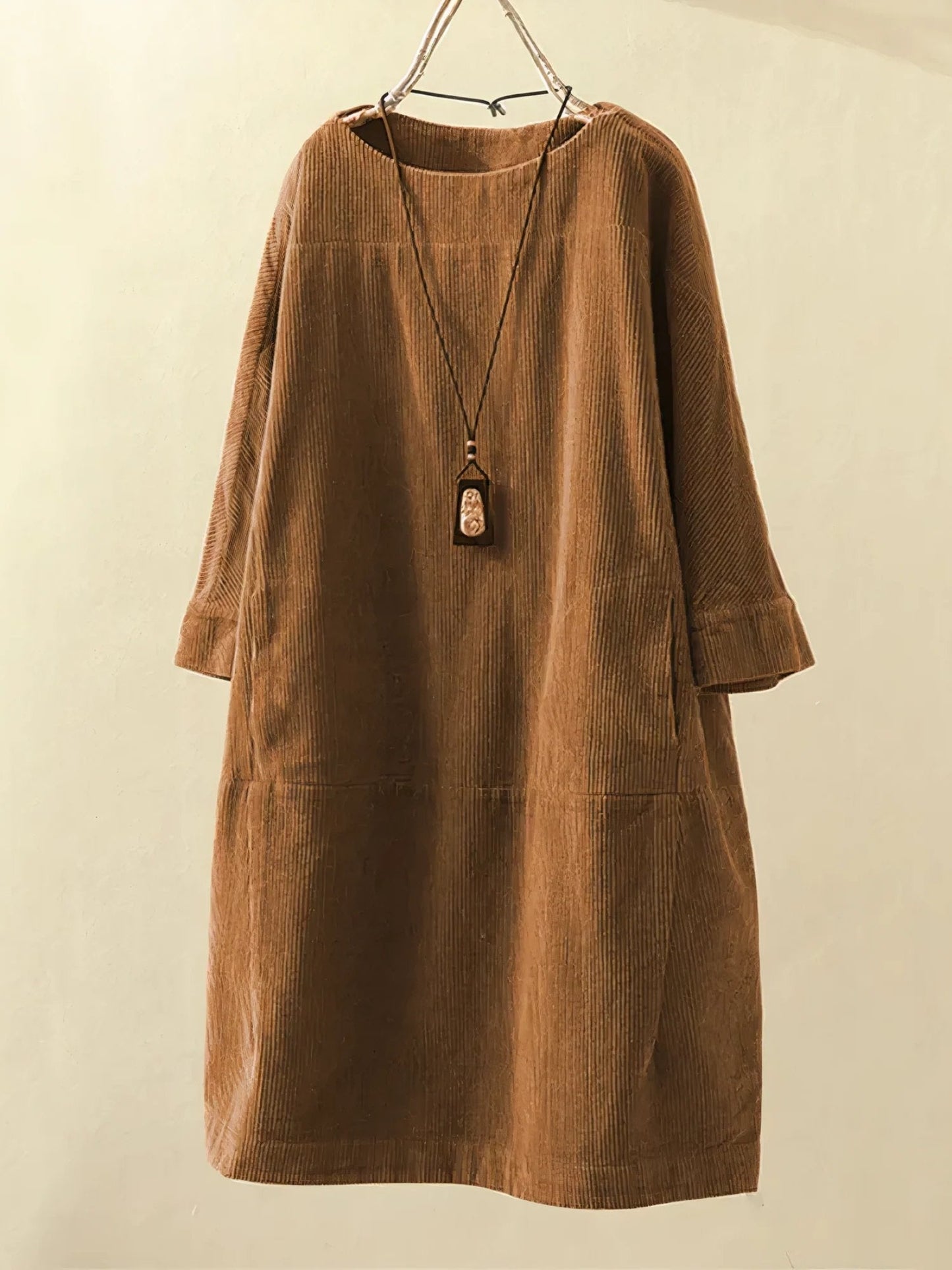 Alexis - Rochie Relaxată din Catifea Vintage
