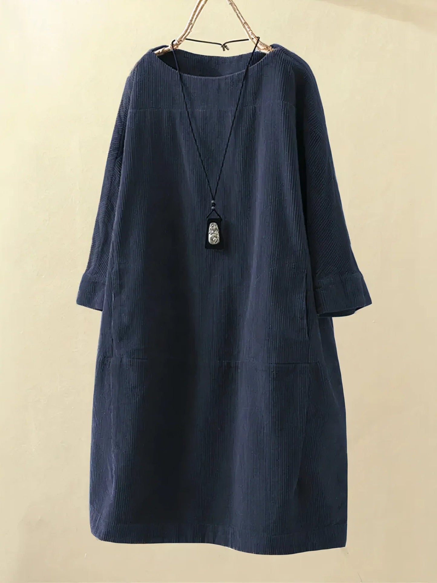Alexis - Rochie Relaxată din Catifea Vintage