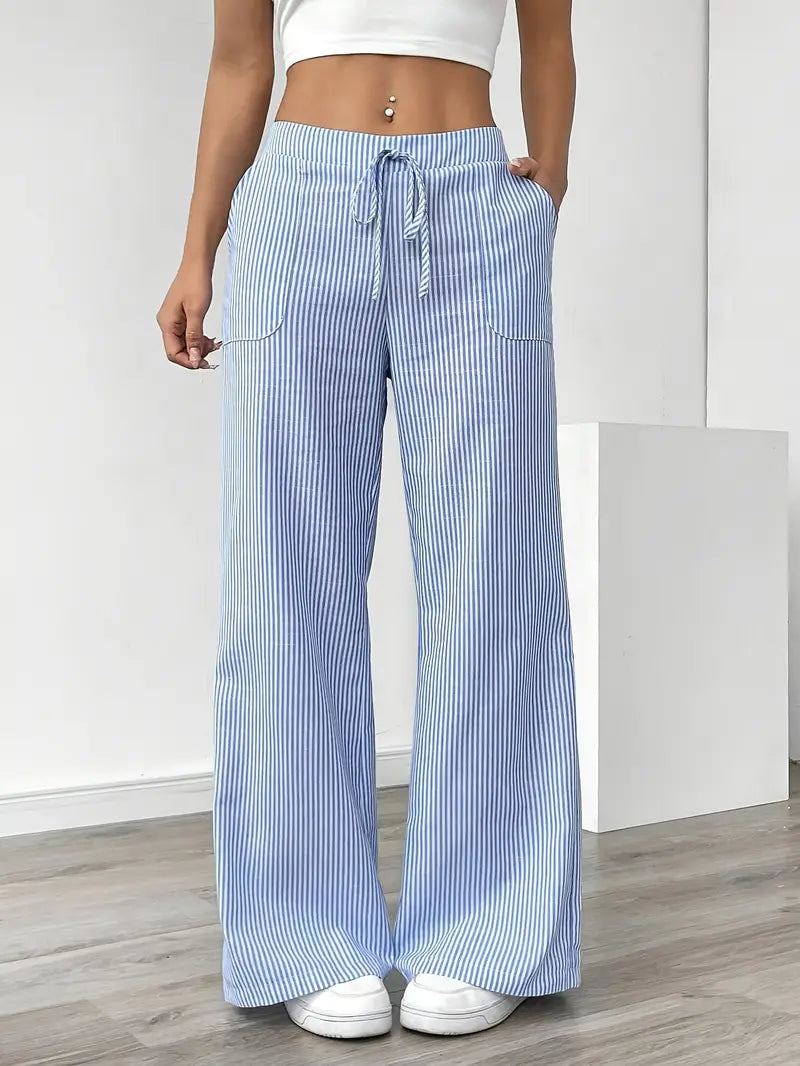Alina | Pantaloni Casual Eleganți cu Șnur